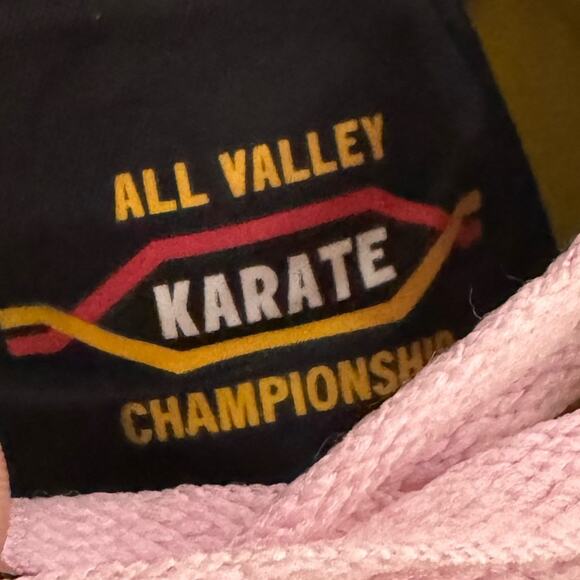 Vans Old Skool x Cobra Kai Shoes Black Canvas Skate Sneakers Mens 8 Womens 9.5 - Picture 10 of 11